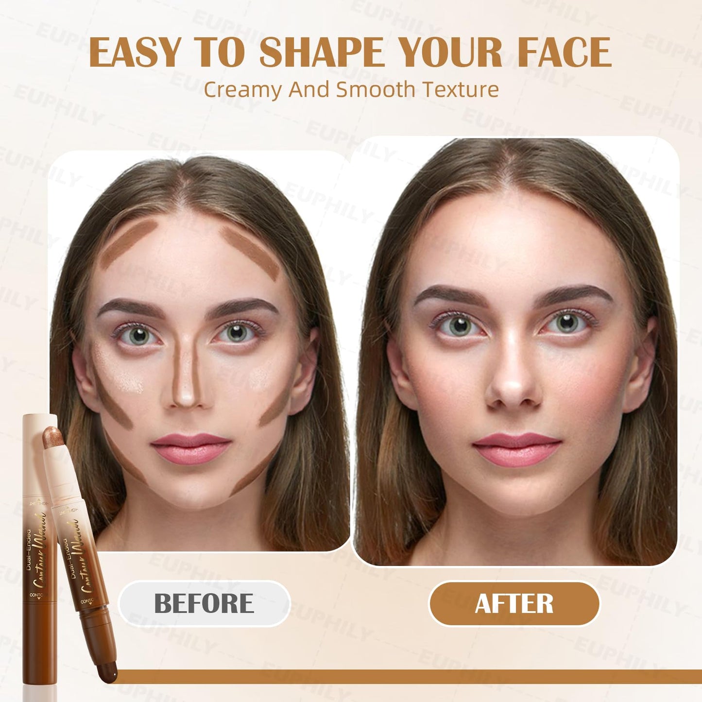 Waterproof cream contour stick by SUSIKEKI in shade Number 25 Universal.