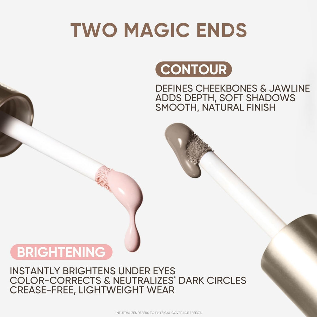 Judydoll 2 in 1 contour and brightening highlighter packaging layout