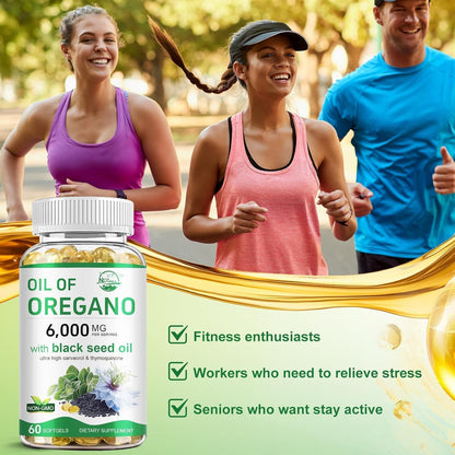Nature's Live 60 softgels black seed oil extract dietary supplement