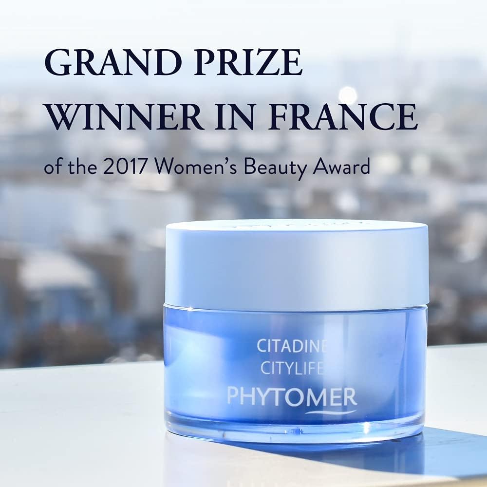 Phytomer Citylife Cream 50ml packaging detailing marine skincare ingredients