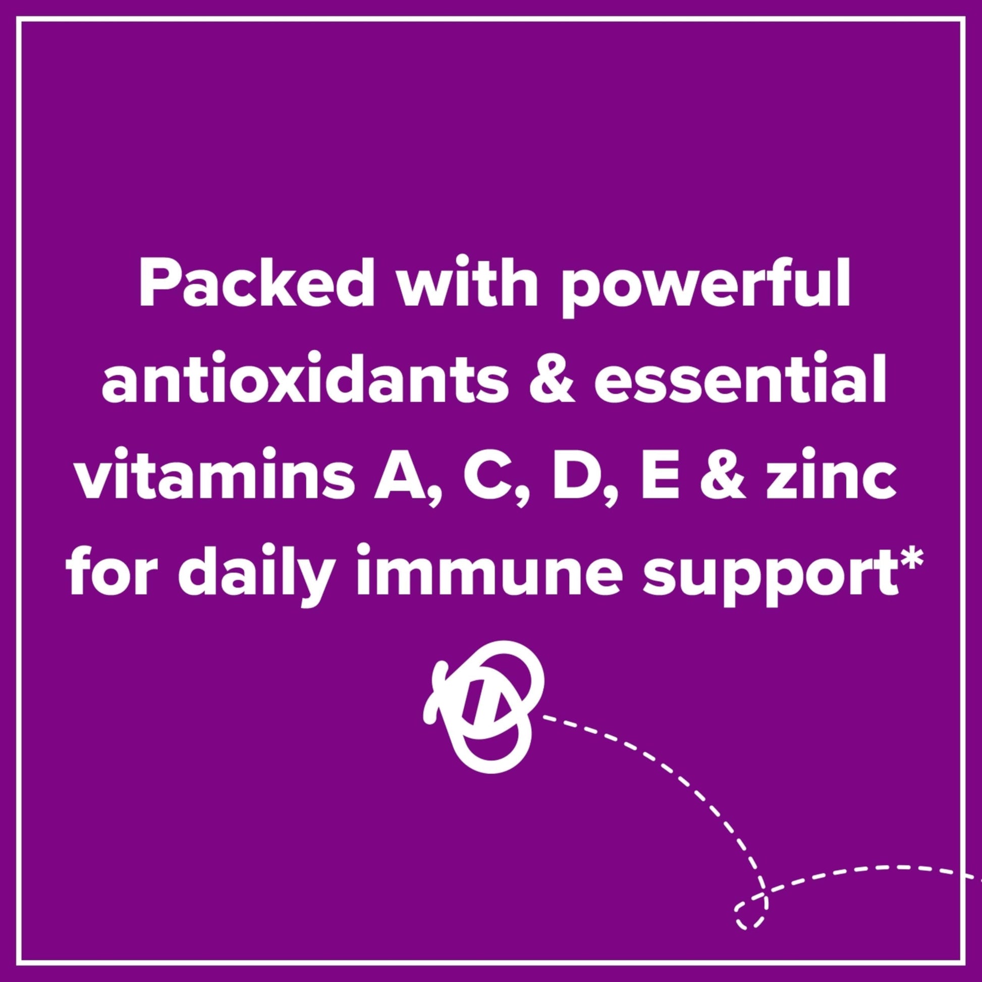 Zarbee's Elderberry supplement nutrition facts label