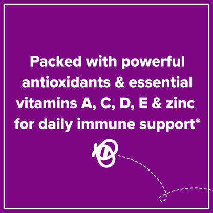 Zarbee's Elderberry supplement nutrition facts label