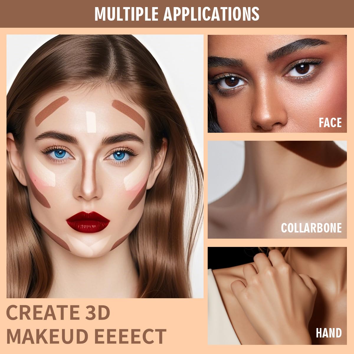 HOUSN QIC liquid contour beauty wand package setup highlighting the twist-lock mechanism