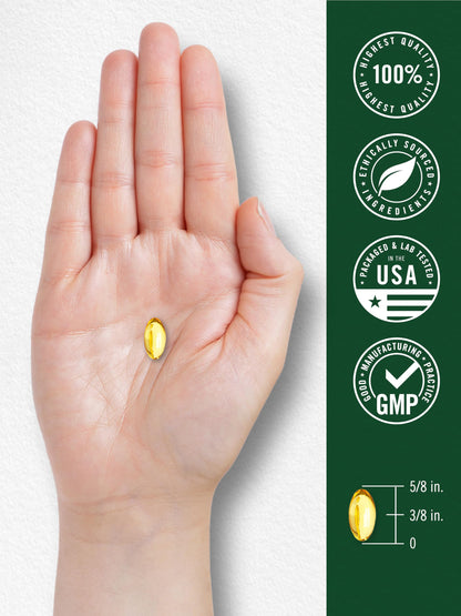 Carlyle laboratory tested herbal oregano oil softgels showing product safety details