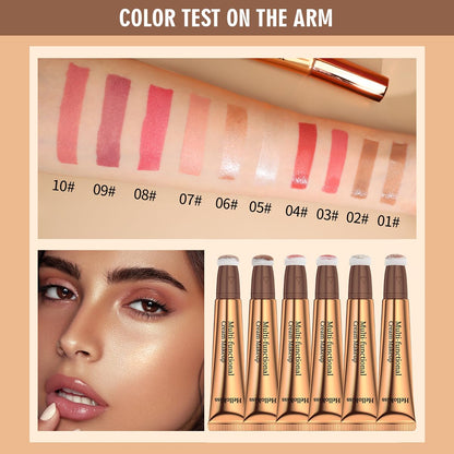 Side profile of HOUSN QIC face contour wand displaying the premium USA imported packaging