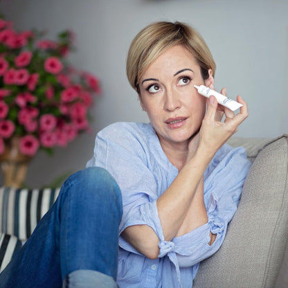 Gerovital skincare cream tube showing application areas for mature skin wrinkle treatment