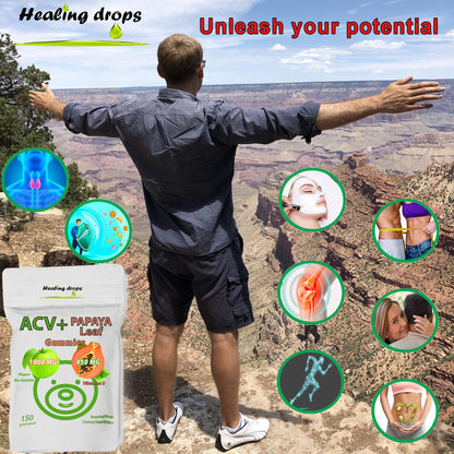 Healing Drops USA imported health supplement packaging