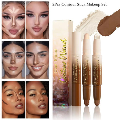 Authentic imported USA beauty cream bronzer set packaging and product details.