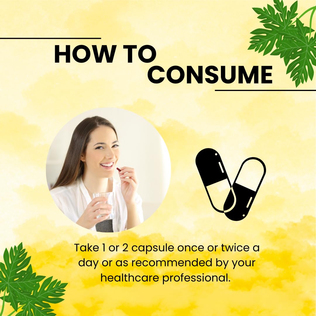 Setnutra Papaya Leaf Extract bottle with health icons