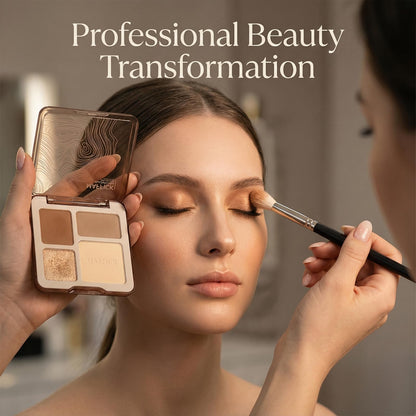 Multi functional shimmer blush and matte nose shadow powder stick container angle view