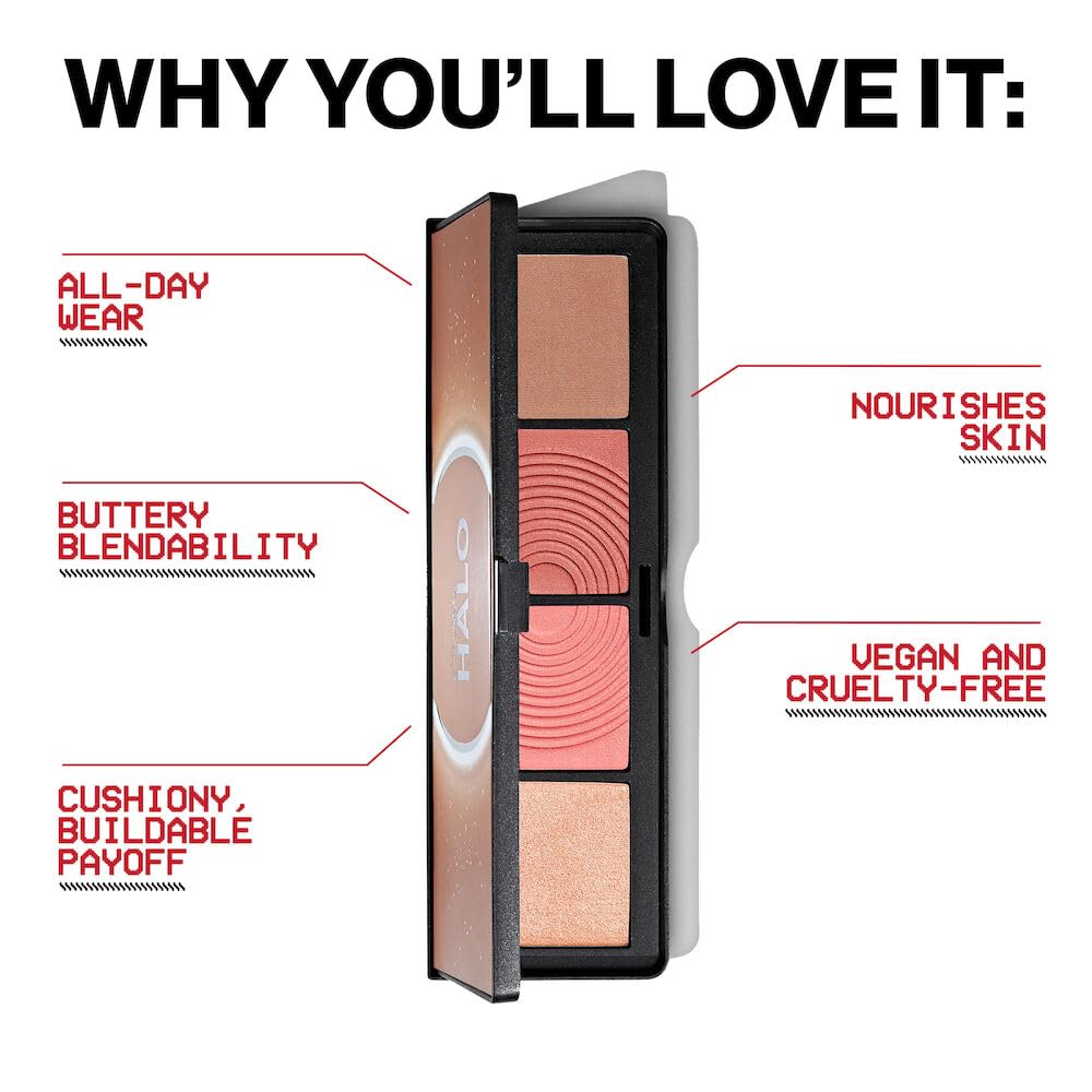 Smashbox long lasting blurring contour and highlight powder quad
