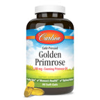 Carlson Golden Primrose omega six fatty acids supplement bottle display