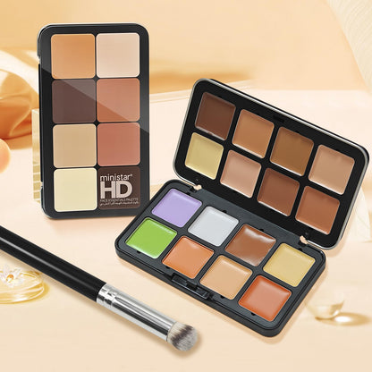 Back packaging view of the LSxia cosmetics face sculpting kit displaying ingredient listings and product directions.