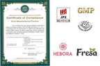 Hebora sakura damask rose internal deodorizer and wellness supplement side label details