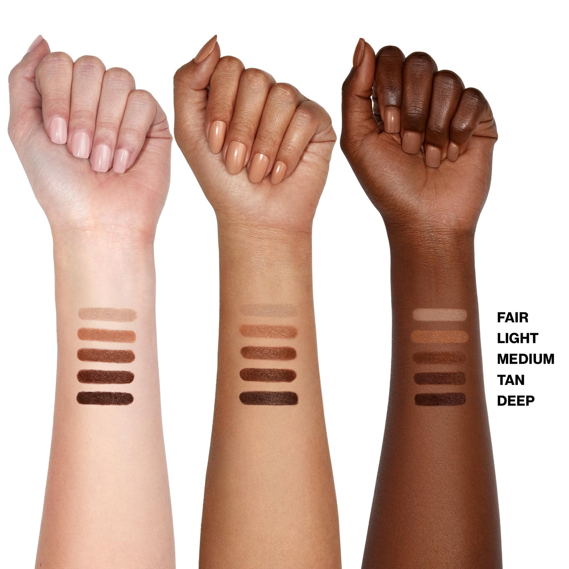 Transfer proof matte finish contouring makeup stick open perspective