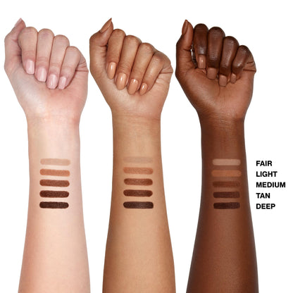 Transfer proof matte finish contouring makeup stick open perspective