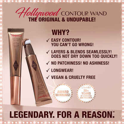 Creamy liquid contour swatched on skin showcasing blendable shade payoff