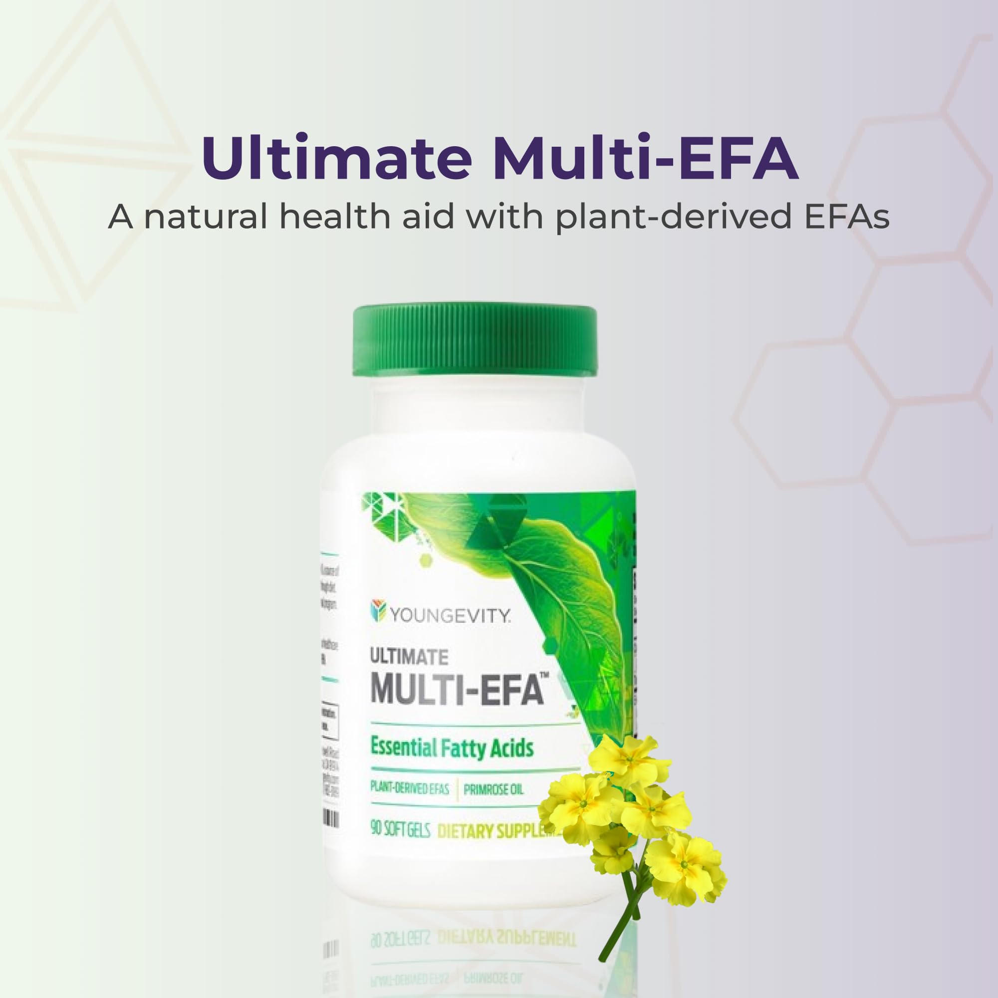 Youngevity plant based essential fatty acid supplement label details