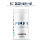 Revive MD Fiber Chocolate powder texture and scoop