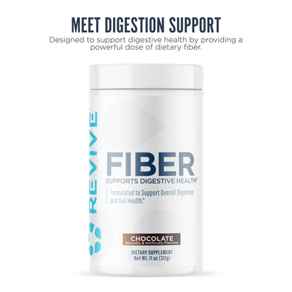 Revive MD Fiber Chocolate powder texture and scoop