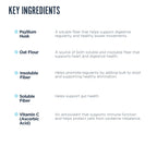 Nutrition facts label for Revive MD Fiber Supplement