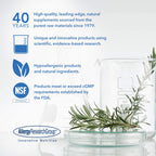 Allergy Research Group evening primrose oil 500mg softgels product packaging indicating 45mg gamma linolenic acid content