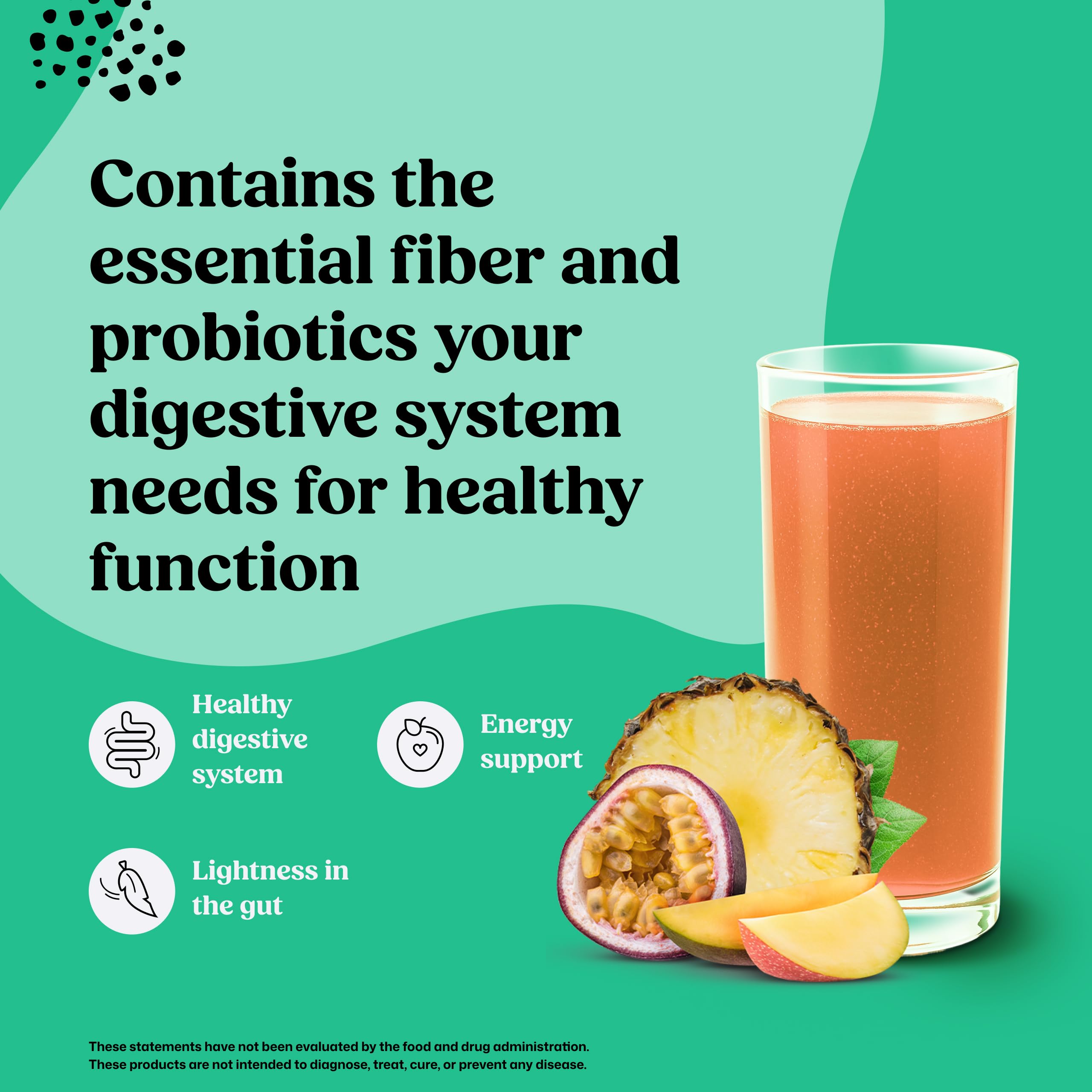 ColonBroom dietary fiber supplement packaging side view