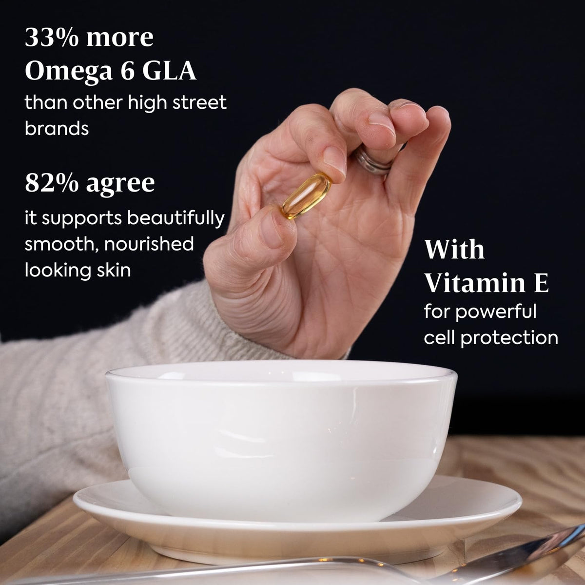 Efamol evening primrose oil supplement facts and ingredient list label view
