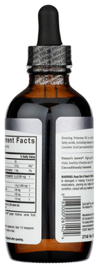 Nature's Answer cold pressed evening primrose oil liquid nutritional facts label