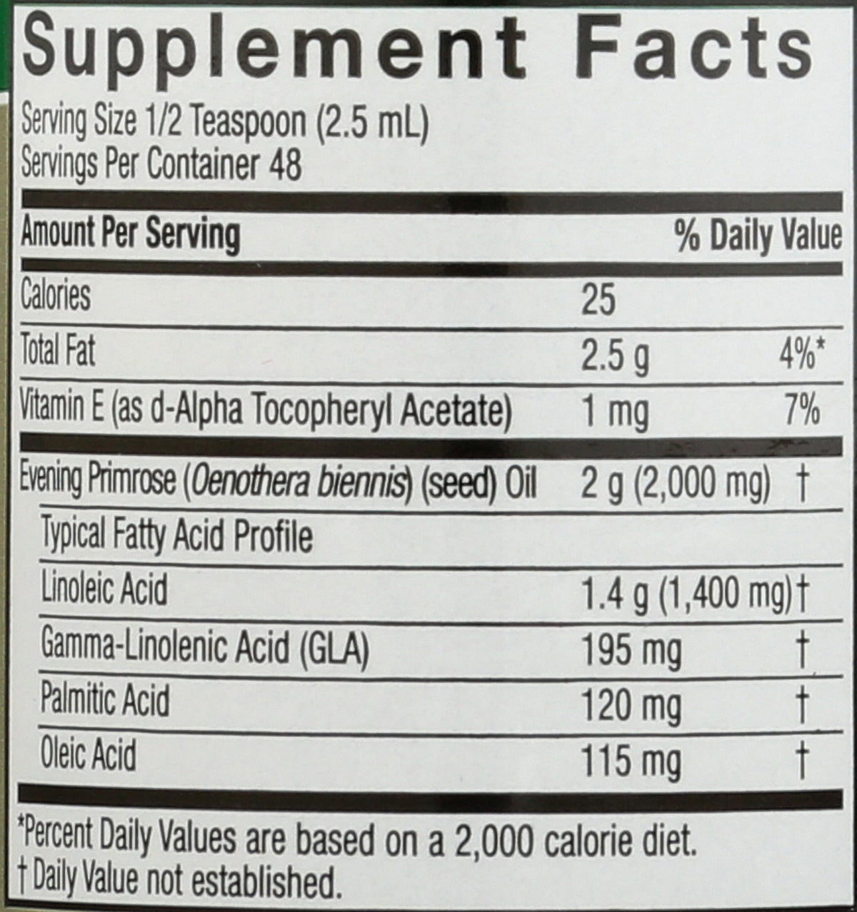 Nature's Answer dietary supplement bottle showing Quik Sorb technology logo