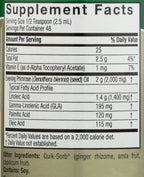 USA imported Nature's Answer liquid evening primrose oil amber glass bottle