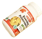 Nutridom cold pressed evening primrose oil supplement label showing pure Omega six dietary facts.