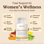 RUNICA vegan female health supplement showing capsule count and details