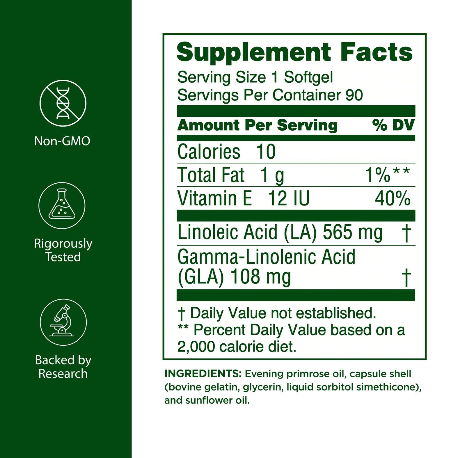Efamol evening primrose oil capsules bottle for authentic skin hydration supplement