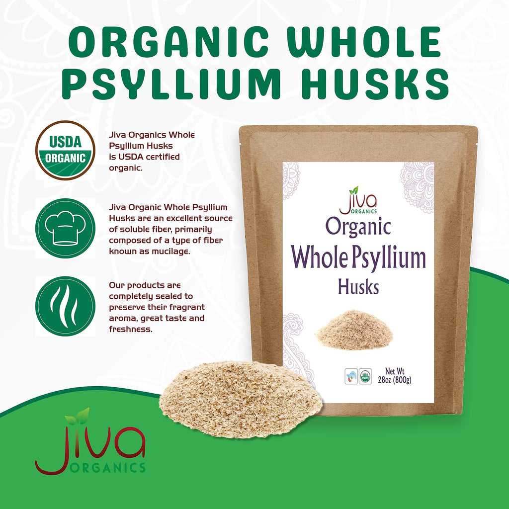 Jiva Organics Isabgol packaging details