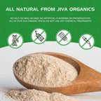 Instructions for mixing Jiva Psyllium Husk in water
