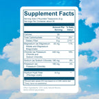 Serving size scoop of Bio.me Psyllium Husk Fiber supplement
