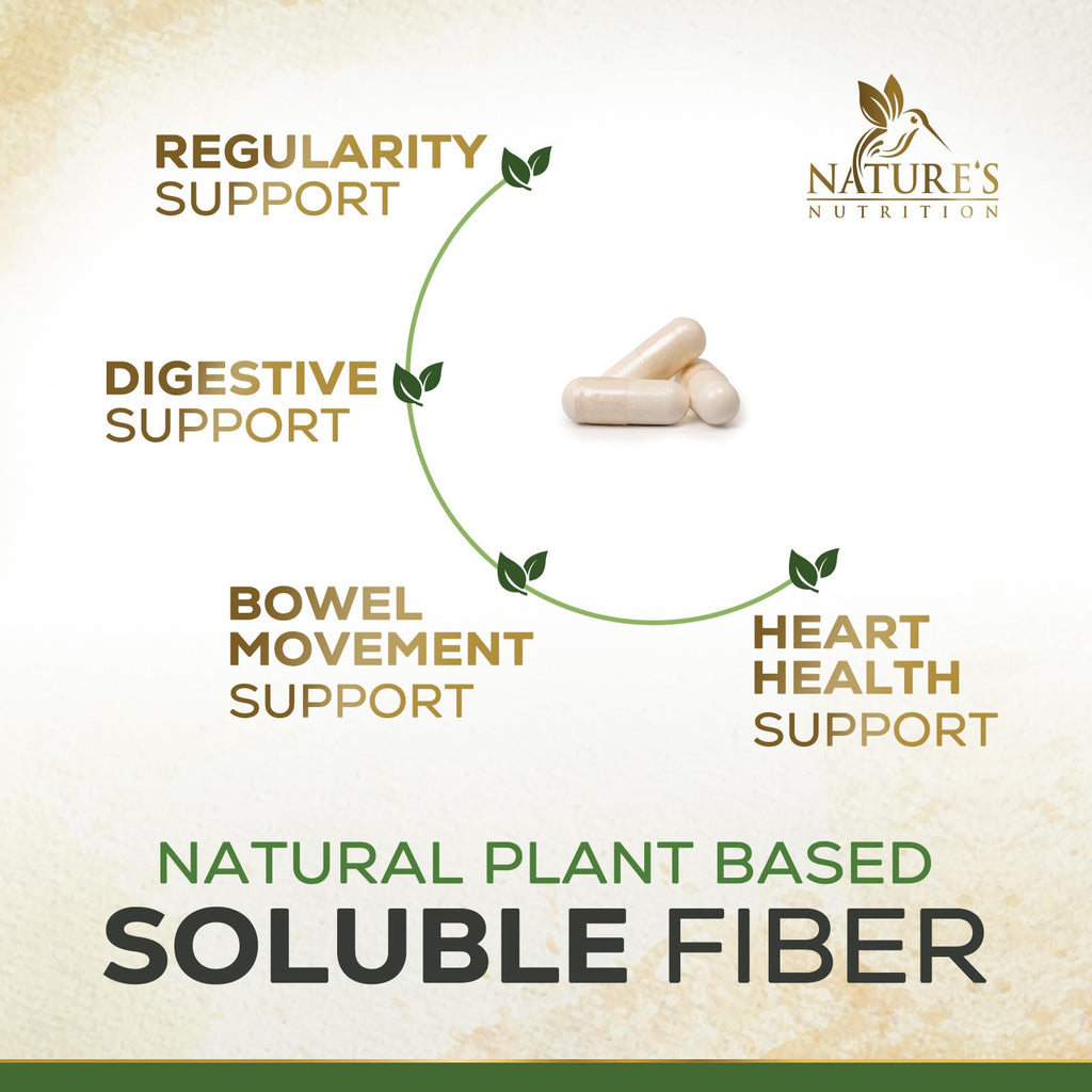 Non GMO gluten free psyllium husk capsules bottle
