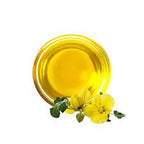 Back label of Sulu Organics evening primrose oil displaying ingredient purity and manufacturing specifications