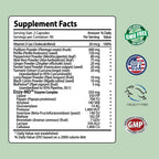 IBS Clear 180 capsule bottle with digestive support labeling