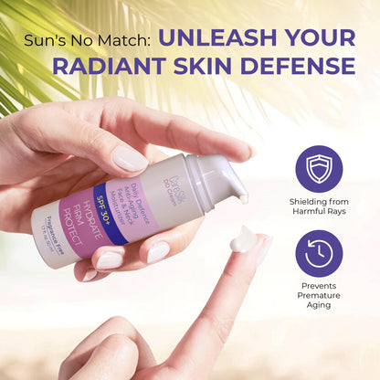 Close up of the non greasy texture of the Caresilk collagen moisturizing lotion.