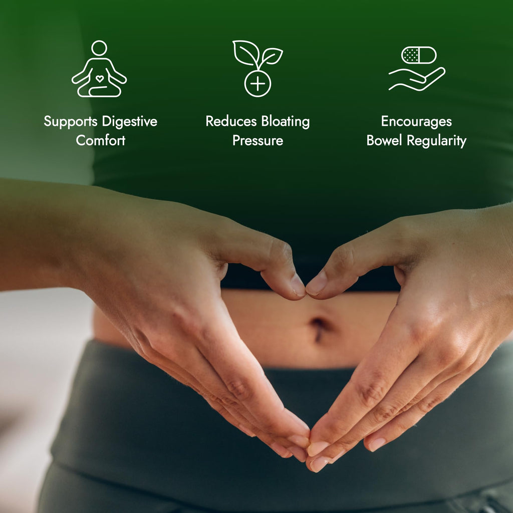 IBS Clear capsules bottle for gut health management