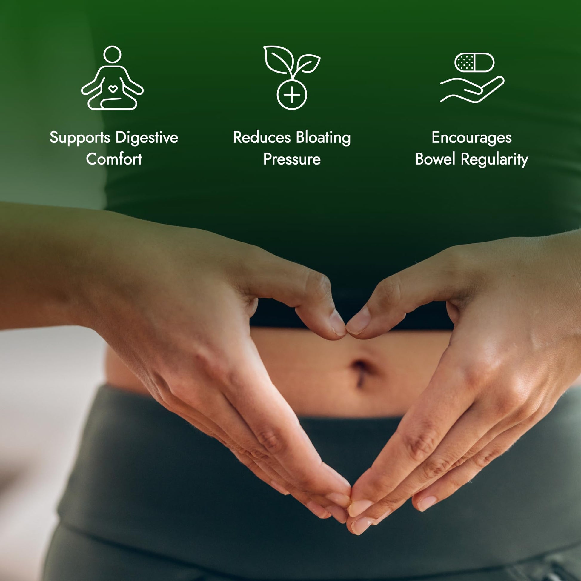 IBS Clear capsules bottle for gut health management