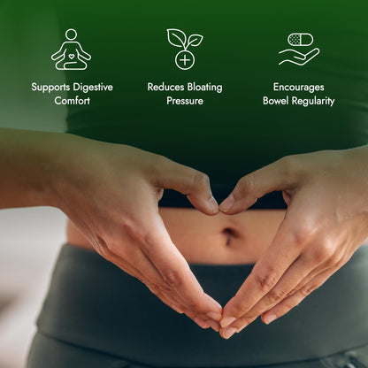 IBS Clear capsules bottle for gut health management