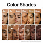 Vegan Korean cushion foundation matte finish swatch close up