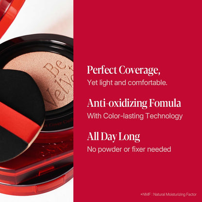 Authentic imported Espoir velvet cover cushion full kit view