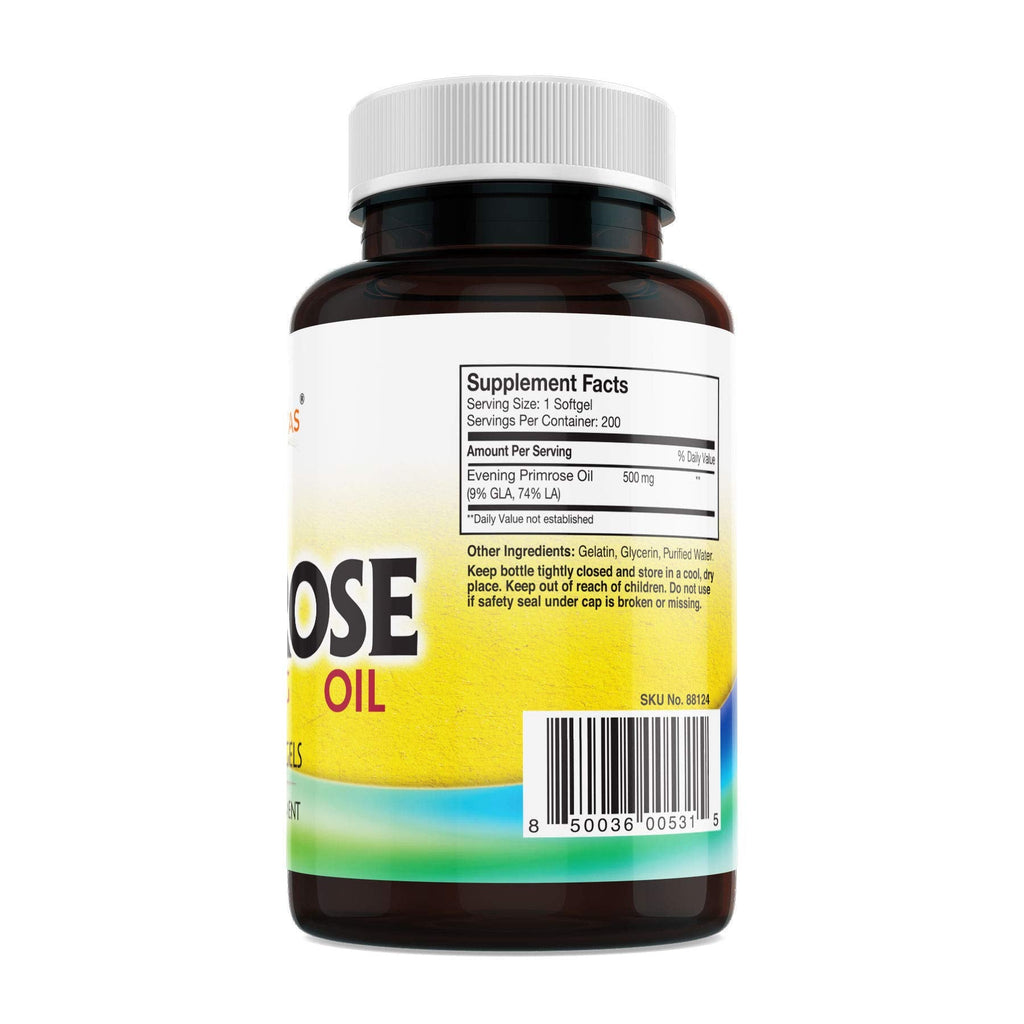 Non genetically modified evening primrose softgels for natural skin hydration