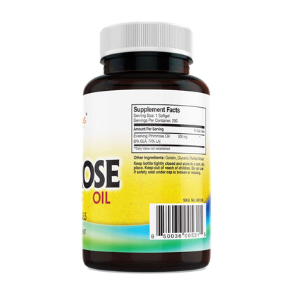 Non genetically modified evening primrose softgels for natural skin hydration
