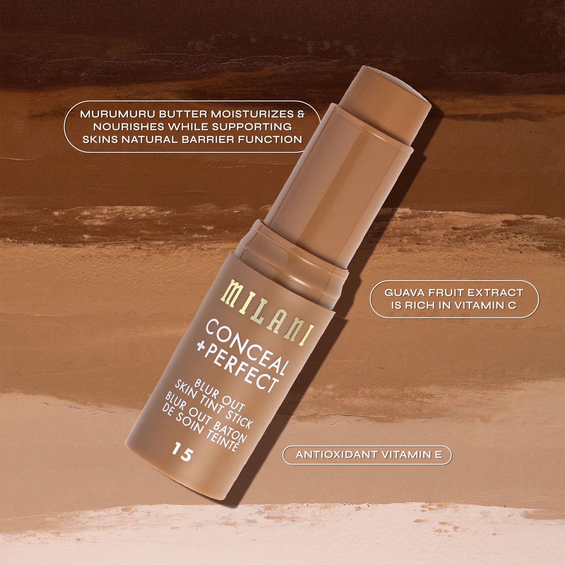 Milani pore blurring lightweight tinted moisturizer stick 04