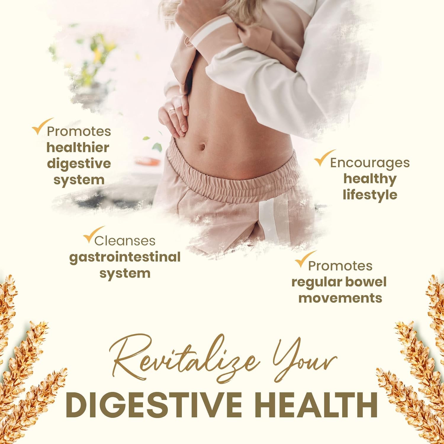 Organic Psyllium Husk capsules bottle nutritional facts label